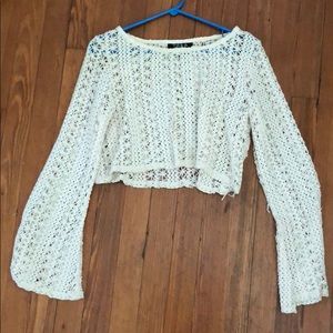 Free People knit crop top